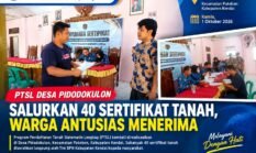 PTSL Pidodokulon 2026, 40 Sertifikat Diserahkan kepada Warga
