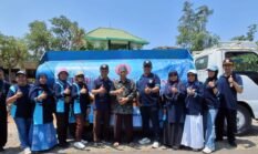 PGRI Cabang Gamping dan Korppri Sub Unit Korwil Gamping Donasi Air Bersih di Tepus Gunung Kidul DIY.