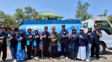 PGRI Cabang Gamping dan Korppri Sub Unit Korwil Gamping Donasi Air Bersih di Tepus Gunung Kidul DIY.