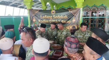 Ladang Sedekah Kodim 0703/Cilacap, Perkuat Kepedulian Sosial dan Kemanunggalan TNI dengan Rakyat