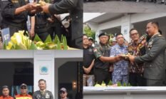 Diiringi Bregodo Keraton, Elemen Masyarakat Yogyakarta Beri Kejutan Potong Tumpeng HUT ke-81 TNI Bersama Danrem 072/Pamungkas
