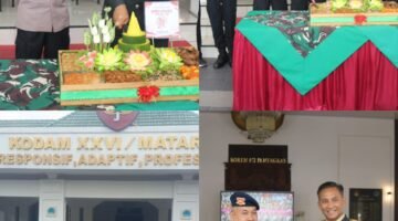 Soliditas TNI-Polri Makin Kuat, Polda DIY Bawa Tumpeng Kejutan ke Korem 072/Pamungkas