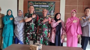 Suasana Haru Warnai Sertijab Danramil 1121/Bungbulang, Tongkat Estafet Kepemimpinan Resmi Berganti