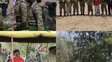 Dandim 0730/Gunungkidul Hadiri Upacara Tradisi Pengukuhan Prajurit Infanteri di Dodiklatpur Paliyan.