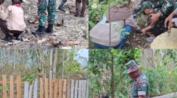 Peringati HUT TNI Ke-81 dan HUT Kodam IV/Diponegoro Ke-76, Kodim 0730/Gunungkidul Gelar Aksi Penanaman Pohon Serentak.