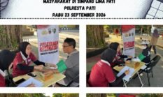 Polisi Pati Hadirkan Pelayanan Kesehatan Gratis di Alun-Alun, Warga Diimbau Hubungi 110 dan Jauhi Narkoba