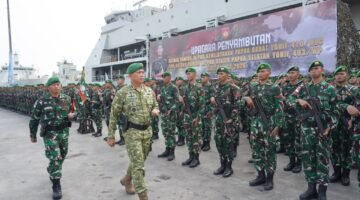 Pangdam IV/Diponegoro Sambut Kepulangan Prajurit Purna Satgas Pamtas RI-PNG dengan Penuh Kebanggaan