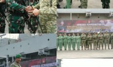 Danrem 072/Pamungkas Hadiri Penyambutan Purnatugas Satgas Pamtas RI-PNG Yonif 410/Alugoro dan Yonif 403/Wirasada Prastista