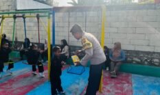 Sapa Pagi Simons, Polsek Mondokan Tebar Kehangatan di TK Bhayangkari 67, Tanamkan Kedekatan Polisi Sejak Dini