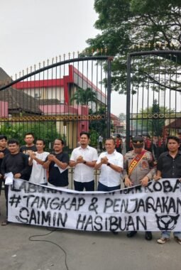 Geruduk Polda Sumut, AMPD Sumut : Labura Darurat Narkoba, Tangkap Proses Saimin Harahap
