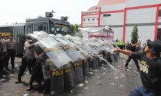 Hadapi Kontijensi Situasi Kamtibmas di Masa Pilkades Serentak, Polres Semarang Simulasikan Penanganan Gangguan