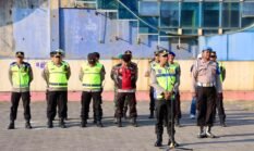 Kawal Laga Persijap Jepara Vs Isenmulang Kalteng FC, Ratusan Personel Gabungan Amankan Stadion Gelora Bumi Kartini