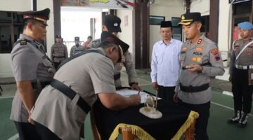 Kapolres Wonogiri Pimpin Sertijab Kabag Ops dan Kasat Reskrim, Tekankan Profesionalisme dan Soliditas