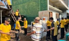 Polres Kudus Gotong Royong Bangun Rumah Layak Huni untuk Warga