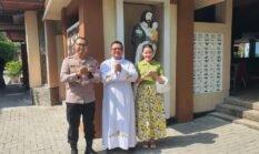 Minggu Kasih, Kapolres Sragen Hadiri Misa Suci dan Pererat Silaturahmi dengan Jemaat Gereja Katolik