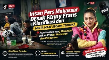 Lecehkan Dua Profesi Sekaligus, Insan Pers Makassar Beri Ultimatum ke Fenny Frans