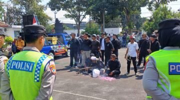 Penyampaian Aspirasi Penolakan Proyek Geothermal Gunung Ungaran, Polres Semarang kedepankan Humanis dan Komunikatif.