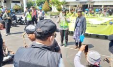 Penyampaian Aspirasi Penolakan Proyek Geothermal Gunung Ungaran, Polres Semarang kedepankan Humanis dan Komunikatif.