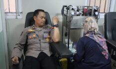 Rangkaian hari jadi Humas ke 75, Polres Semarang gelar Donor darah.