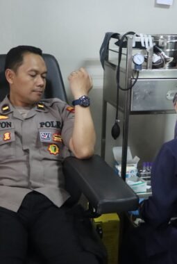 Rangkaian hari jadi Humas ke 75, Polres Semarang gelar Donor darah.