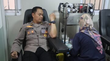 Rangkaian hari jadi Humas ke 75, Polres Semarang gelar Donor darah.