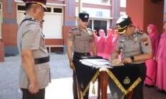 Kapolres Kudus Pimpin Sertijab Empat PJU, Tekankan Pelayanan Humanis dan Kedekatan dengan Masyarakat