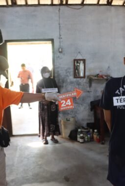 Cocokkan Hasil Penyidikan, Satreskrim Polres Sragen Rekonstruksi Pembunuhan Lansia di Masaran dengan 24 Adegan