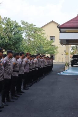 Antisipasi Dinamika Aksi Massa, Personel Dalmas Polres Sragen Disiagakan Dan Siap Digerakan Kapolres