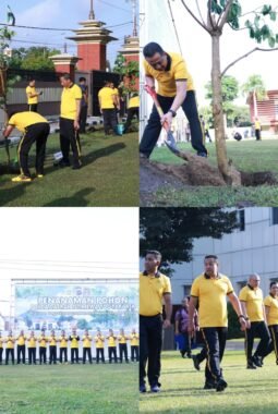 Polda DIY Perkuat Green Policing, Tanam Pohon untuk Wujudkan Lingkungan Berkelanjutan