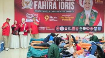 Peringati Sumpah Pemuda, HUT DPD RI dan Milad Bang Japar dengan Donor Darah, Fahira Idris: Bersama Kita Rawat Persatuan dan Persaudaraan