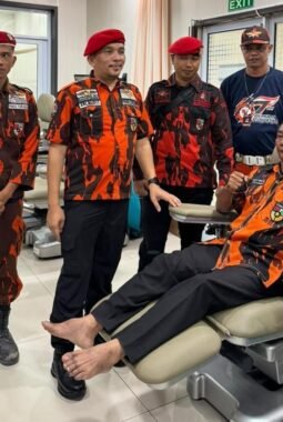 MPC PEMUDA PANCASILA PEKANBARU GELAR DONOR DARAH HUT KE-67