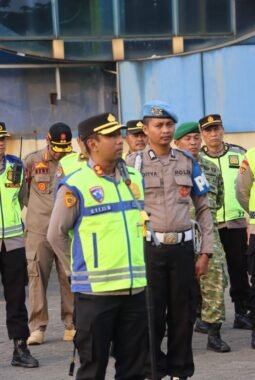 Polres Jepara Gelar Apel Pengamanan Pertandingan BRI Super League Antara Persijap Jepara vs Java United