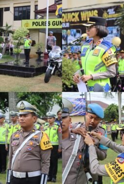 Polres Gunungkidul Gelar Apel Pasukan Ops Patuh Progo 2026.