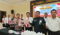 Polres Jombang Ungkap 572 Kasus Narkotika Sepanjang 2026, 35 Kg Sabu dan 5 Gram Ekstasi Diamankan