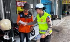 Sasar Pusat Perbelanjaan, Satlantas Polres Sragen Gencarkan Operasi Patuh Candi 2026