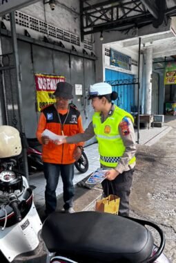 Sasar Pusat Perbelanjaan, Satlantas Polres Sragen Gencarkan Operasi Patuh Candi 2026