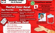 Setetes Darah, Sejuta Harapan: Mari Sukseskan Donor Darah PMI Kecamatan Caringin!