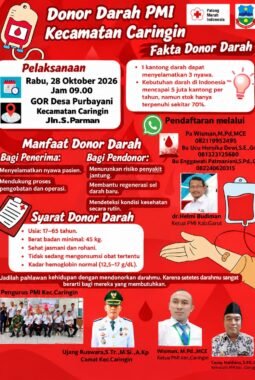 Setetes Darah, Sejuta Harapan: Mari Sukseskan Donor Darah PMI Kecamatan Caringin!