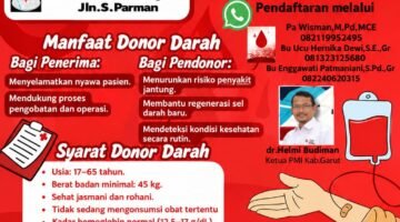 Setetes Darah, Sejuta Harapan: Mari Sukseskan Donor Darah PMI Kecamatan Caringin!