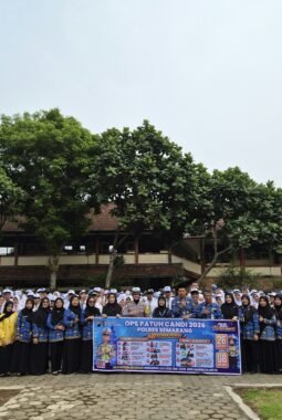 Semangat Sumpah Pemuda, Satlantas Polres Semarang Ajak Pelajar Jadi Pelopor Tertib Berlalu Lintas.