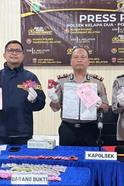 Polsek Kelapa Dua Ungkap Kasus Narkotika Jenis Etomidate