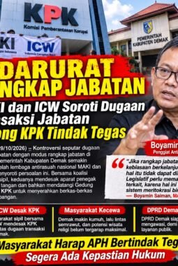 Darurat Rangkap Jabatan ,MAKI dan ICW Soroti Dugaan Transaksi Jabatan Dorong KPK Tindak Tegas