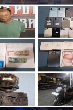 Jejak Pelarian Berakhir! Tim URC Sergap Pembobol Konter Mahez Phone, Puluhan HP Hasil Curian Terungkap